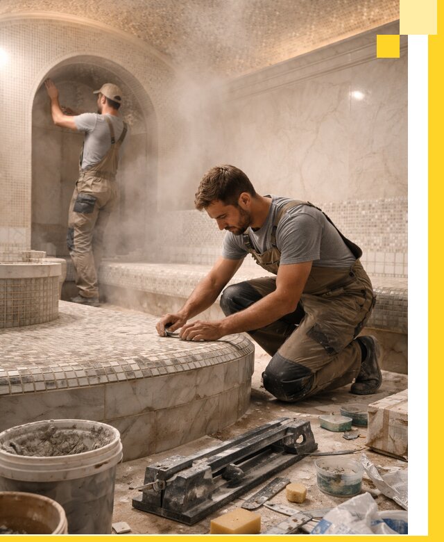 Профессиональный дизайн хамама и SPA под ключ в Узловой