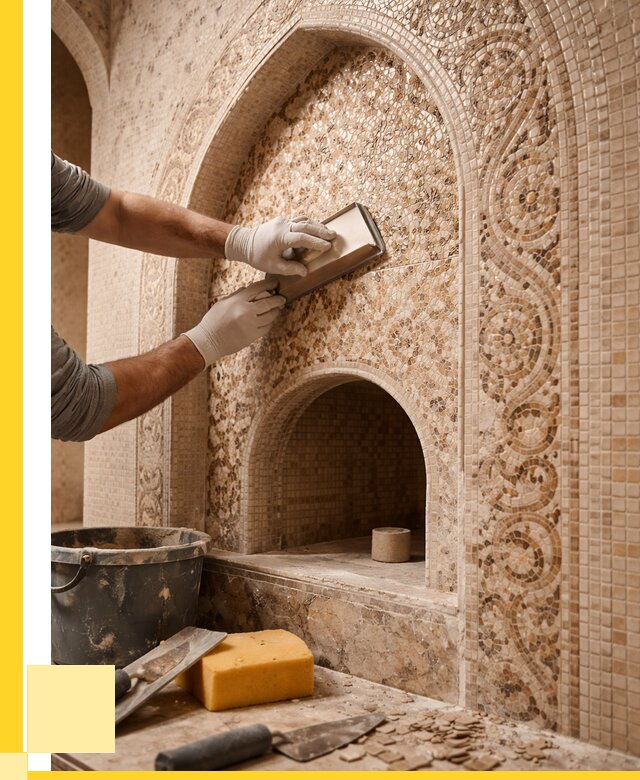 Мозаика для хамама в Узловой под ключ от 5093 р. | ЭриданЗлв