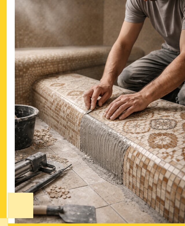 Плитка для хамама под ключ в Узловой от 3565 р. | ЭриданЗлв