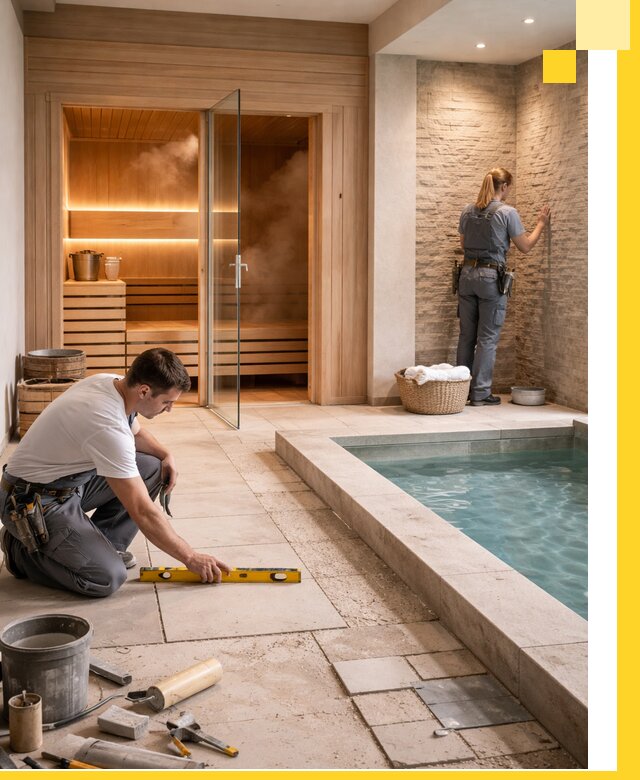 Комплексный дизайн и отделка интерьеров SPA под ключ в Узловой